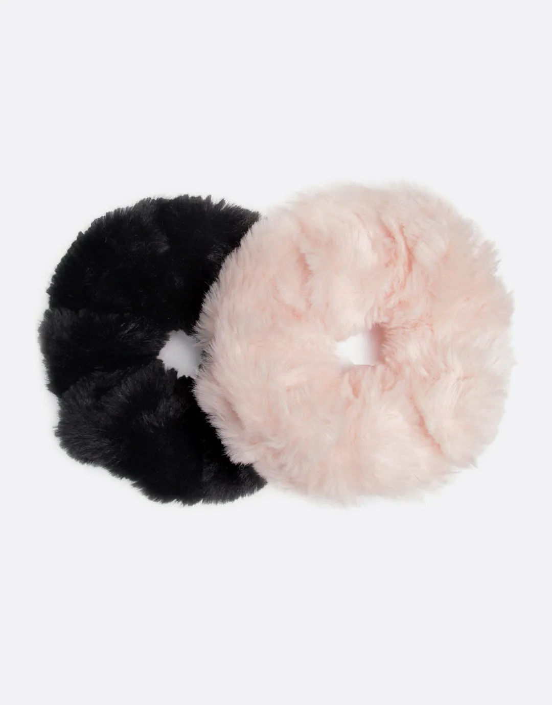 2 Pack Extra Large Fur Scrunchies