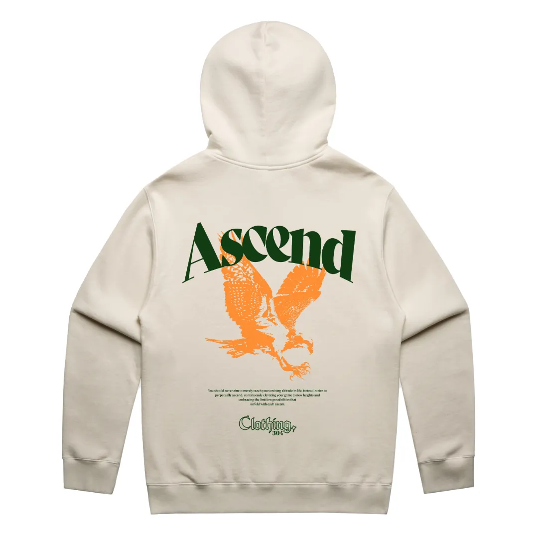 304 Mens Ascend Faded Hoodie Green