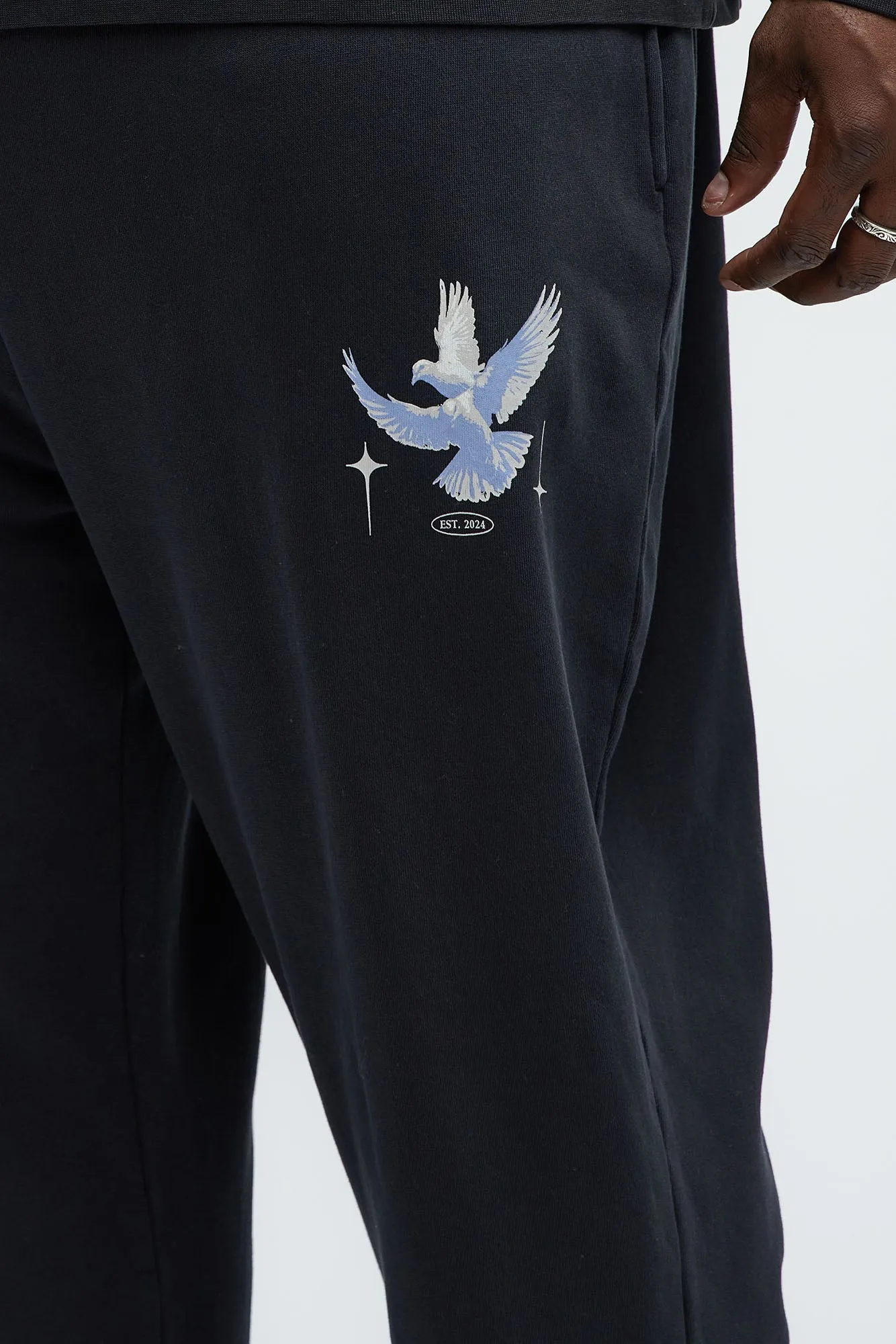 Above It All Sweatpants - Black