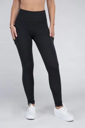 Active Leggings Featuring Concealed Pockets