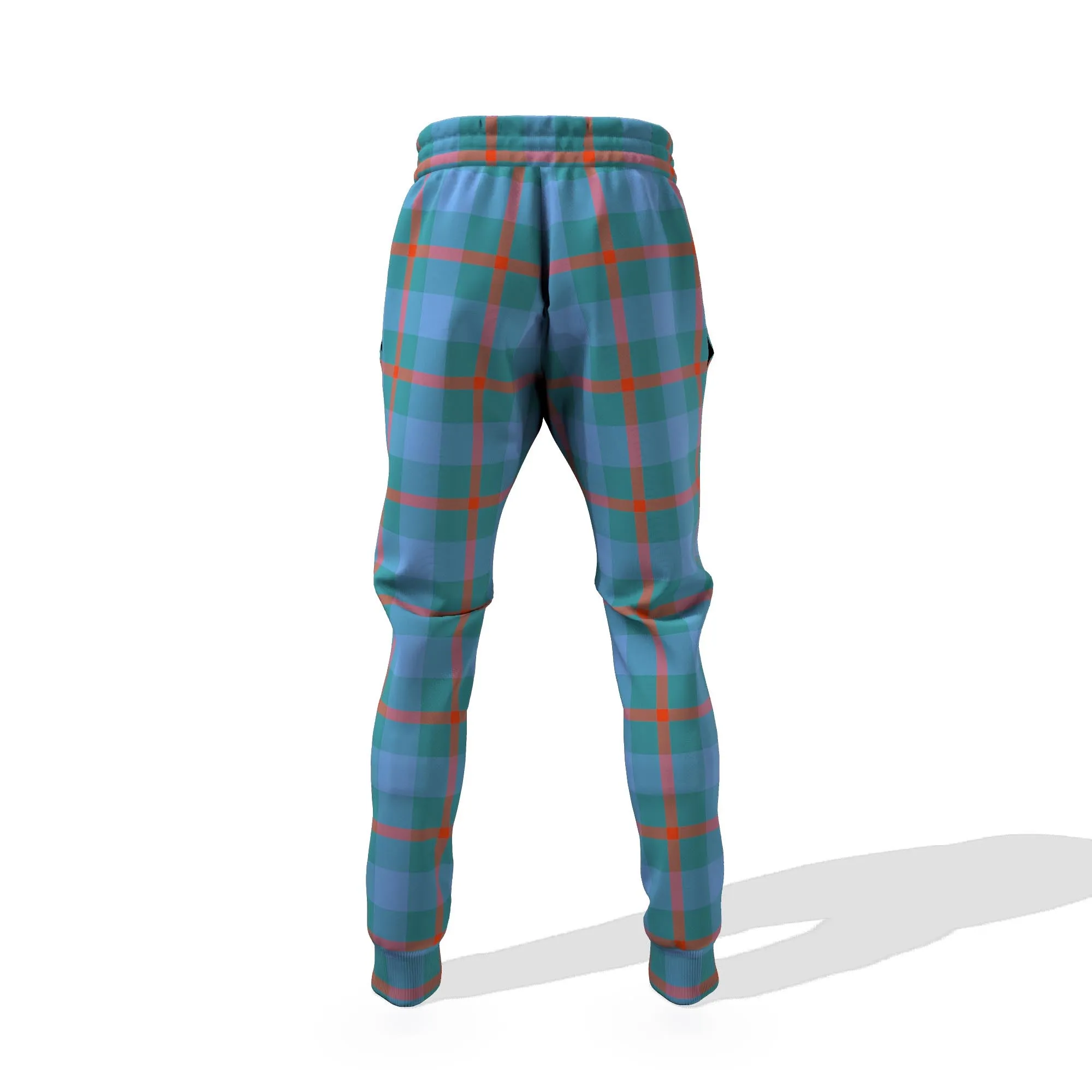 Agnew Ancient Tartan Joggers Pants with Family Crest