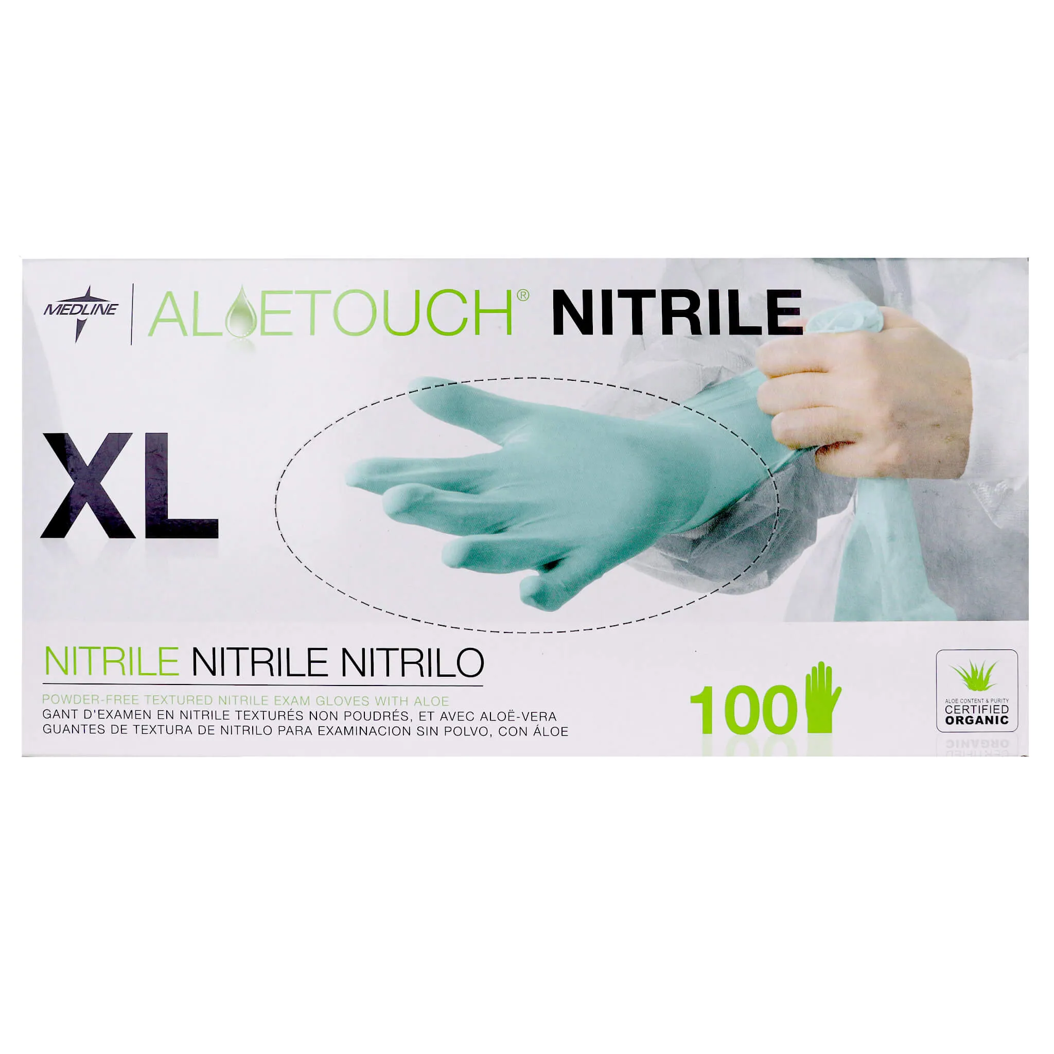 Aloetouch Nitrile Powder-free Exam Gloves