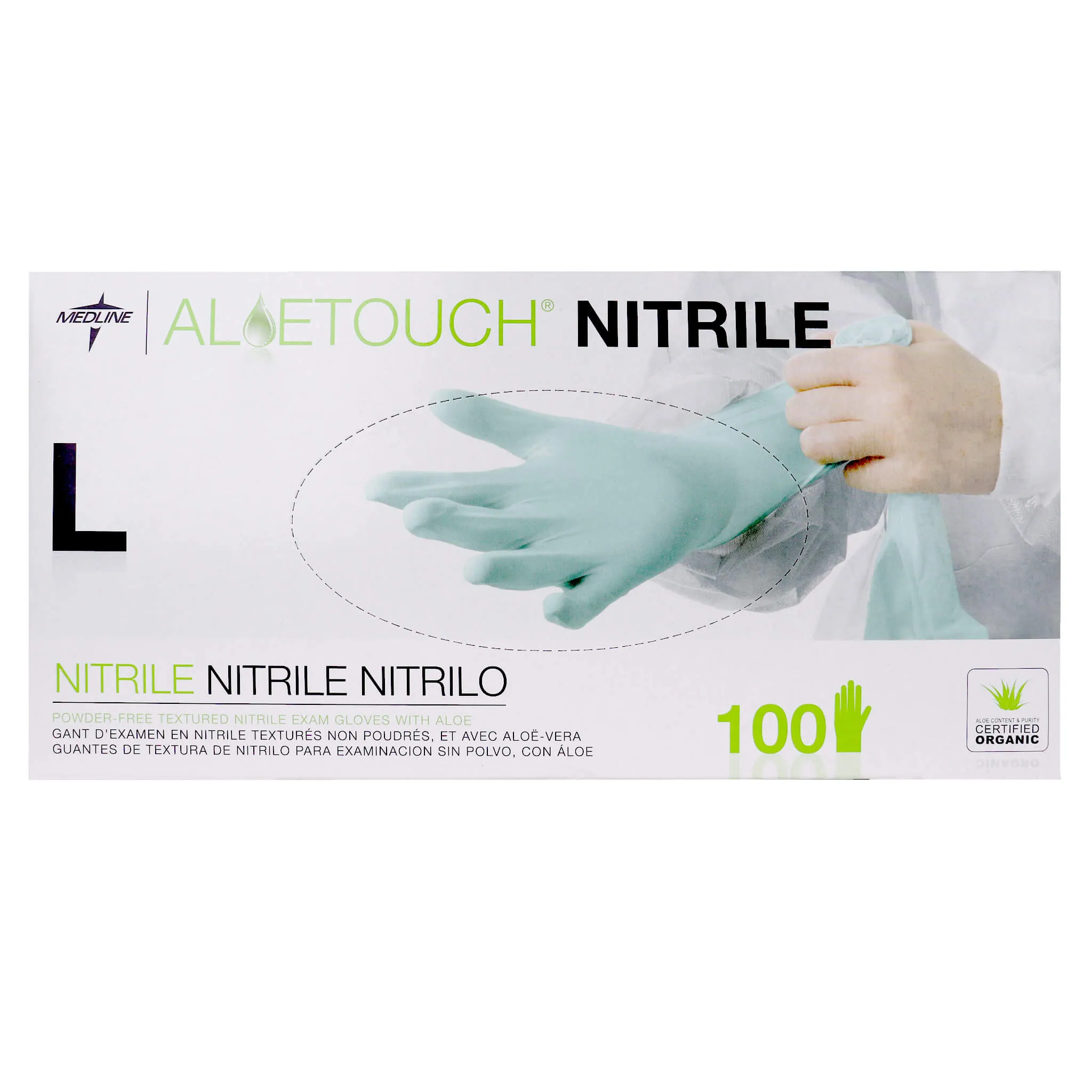 Aloetouch Nitrile Powder-free Exam Gloves