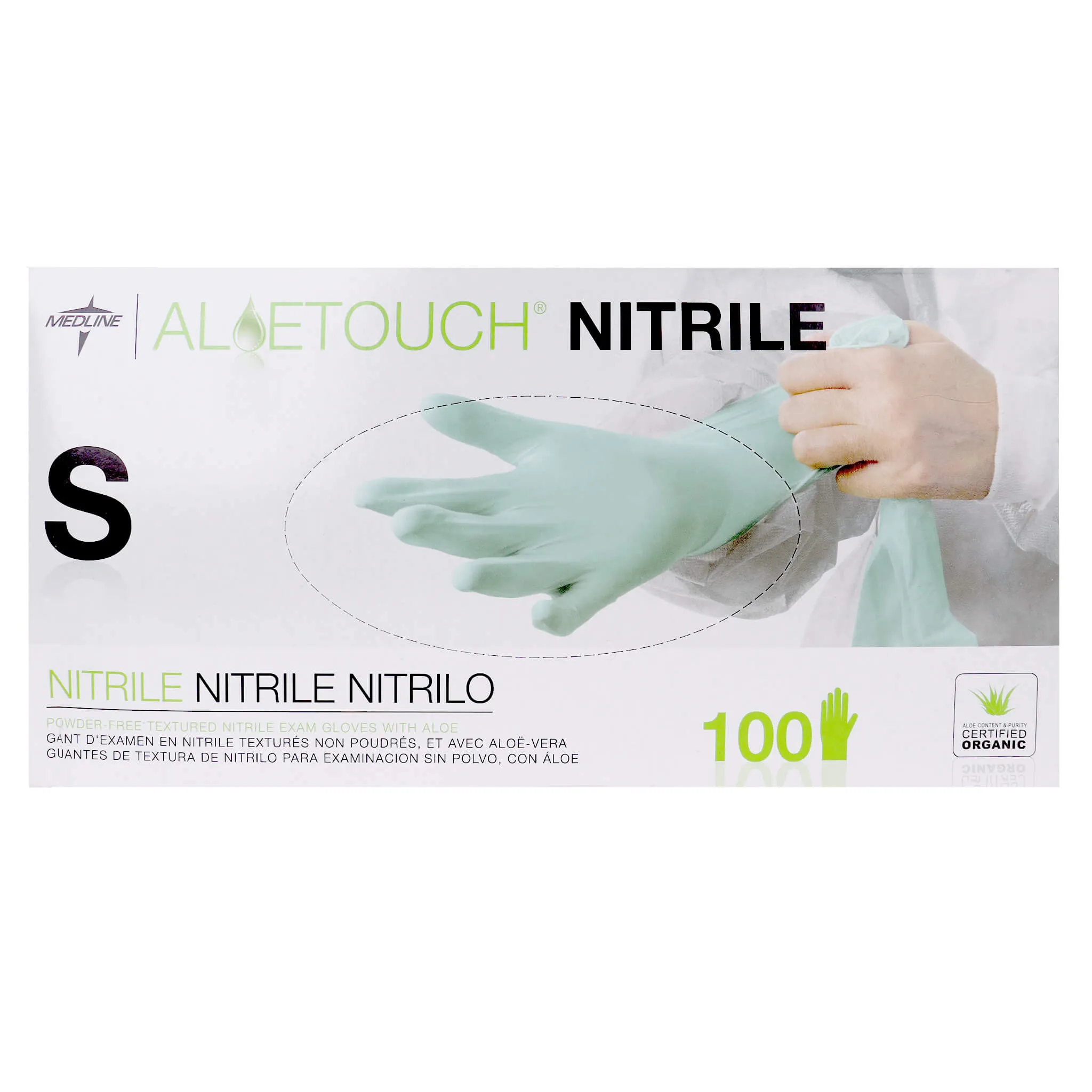 Aloetouch Nitrile Powder-free Exam Gloves