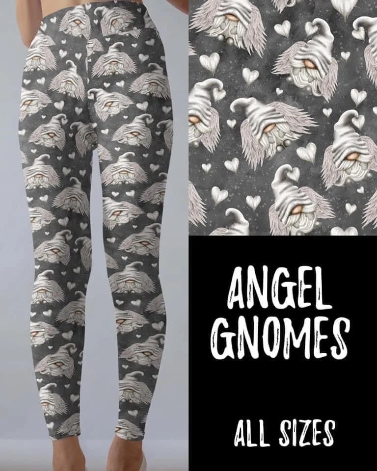 Angel gnome leggings