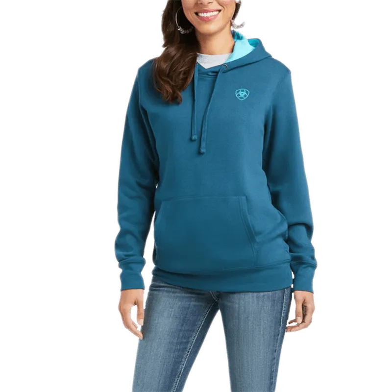 Ariat Women's REAL Arm Logo Eurasian Hoodie