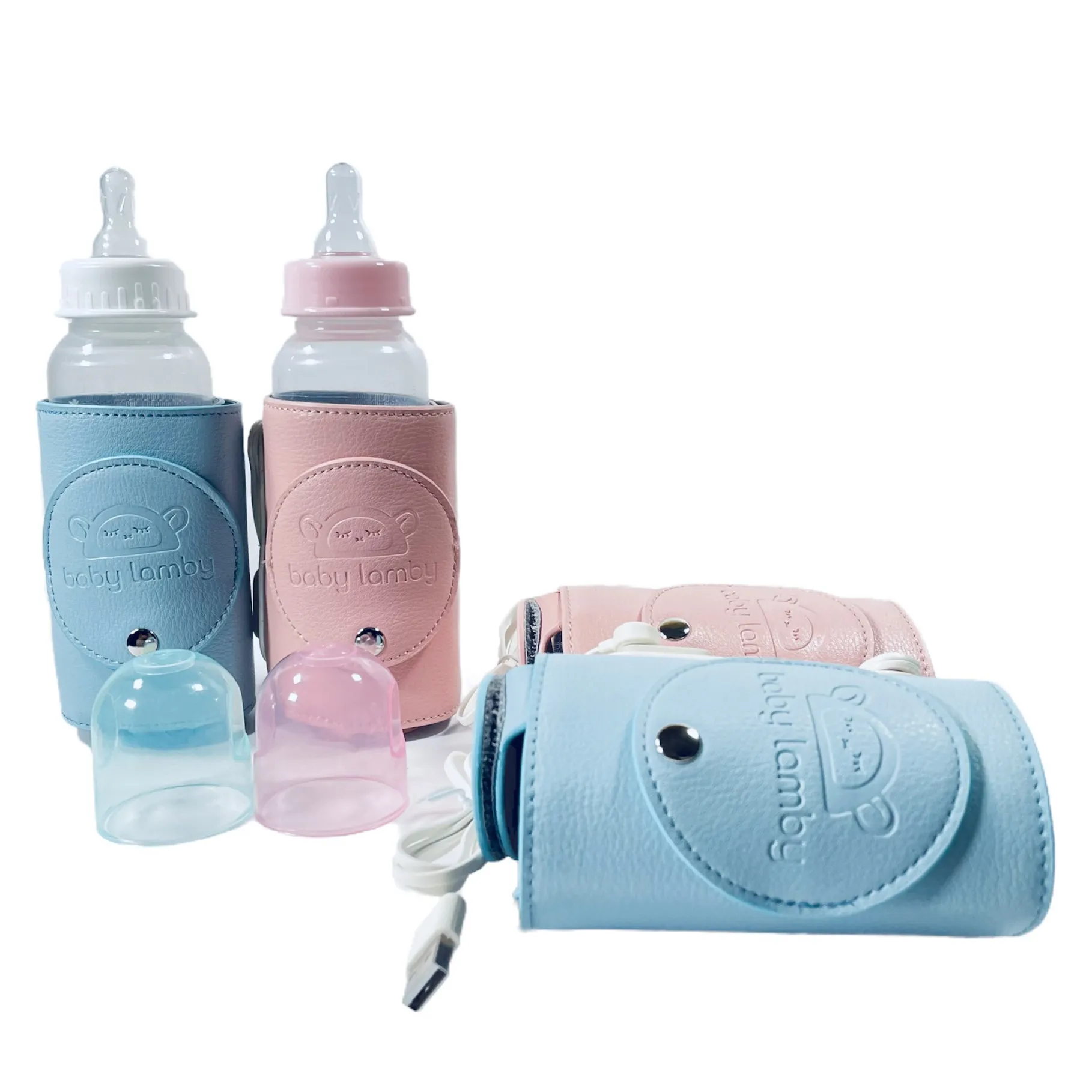 Baby Lamby Portable Travel Bottle Warmer with USB Connector