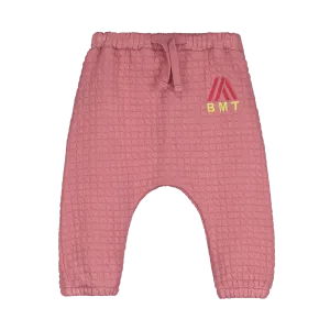 BBQU-BABY QUILTED TROUSER -Dusty pink