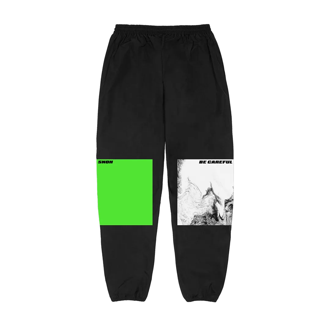 BE CAREFUL SWEATPANTS (BLACK)