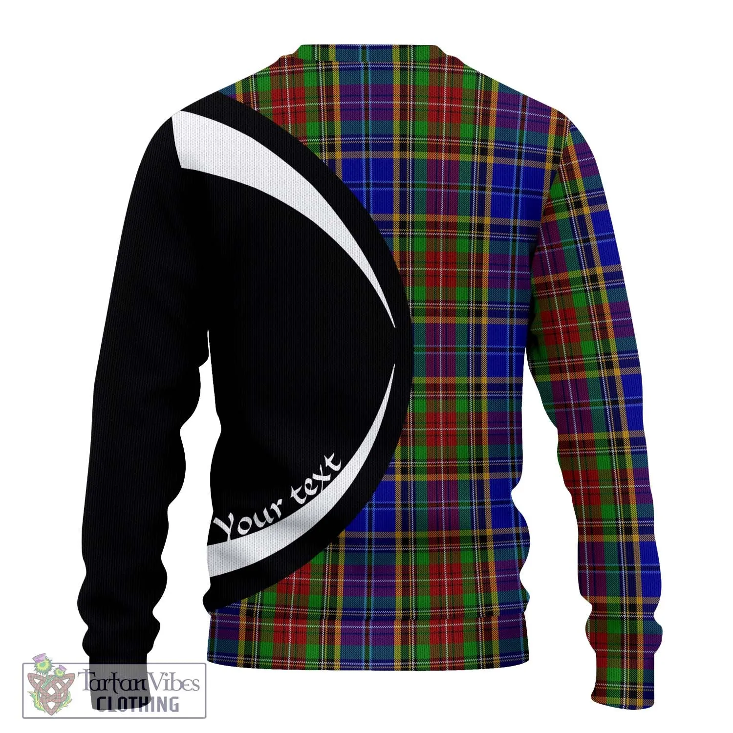 Beattie Tartan Ugly Sweater with Family Crest Circle Style