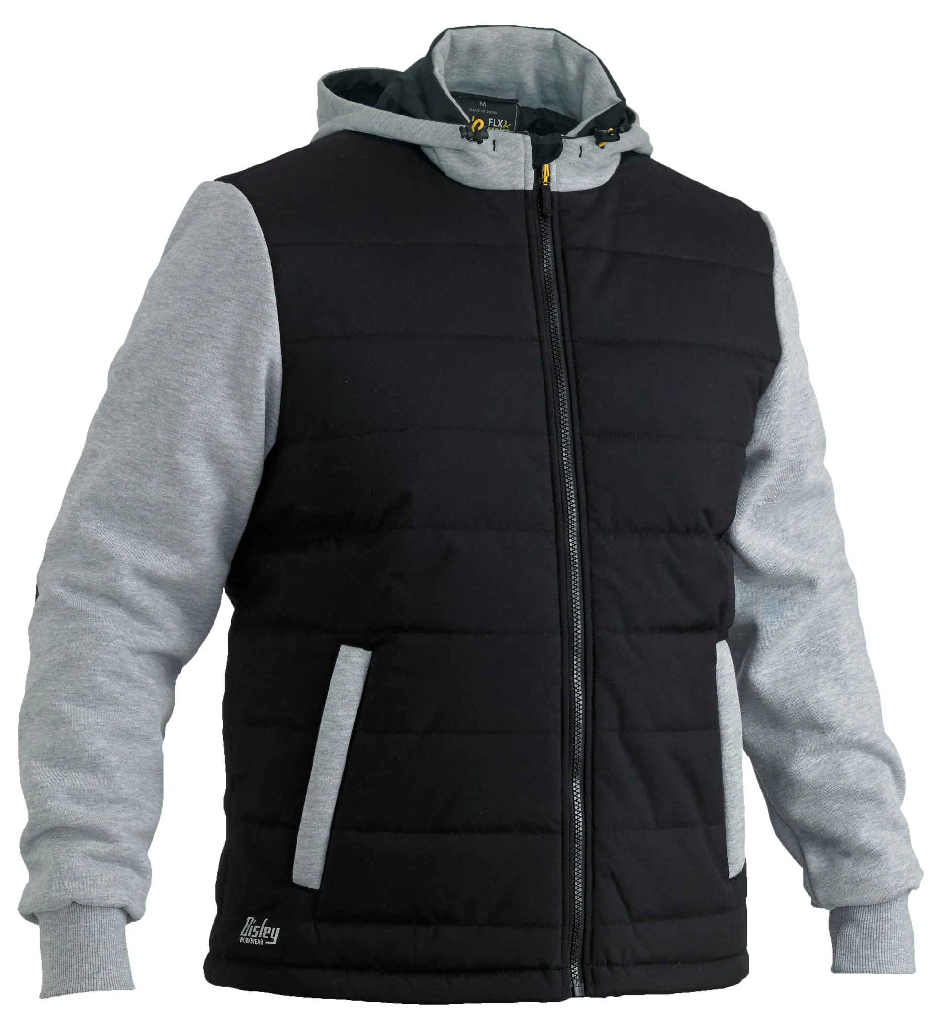 BJ6944 Bisley Flex & Move™ Contrast Puffer Fleece Hoodie