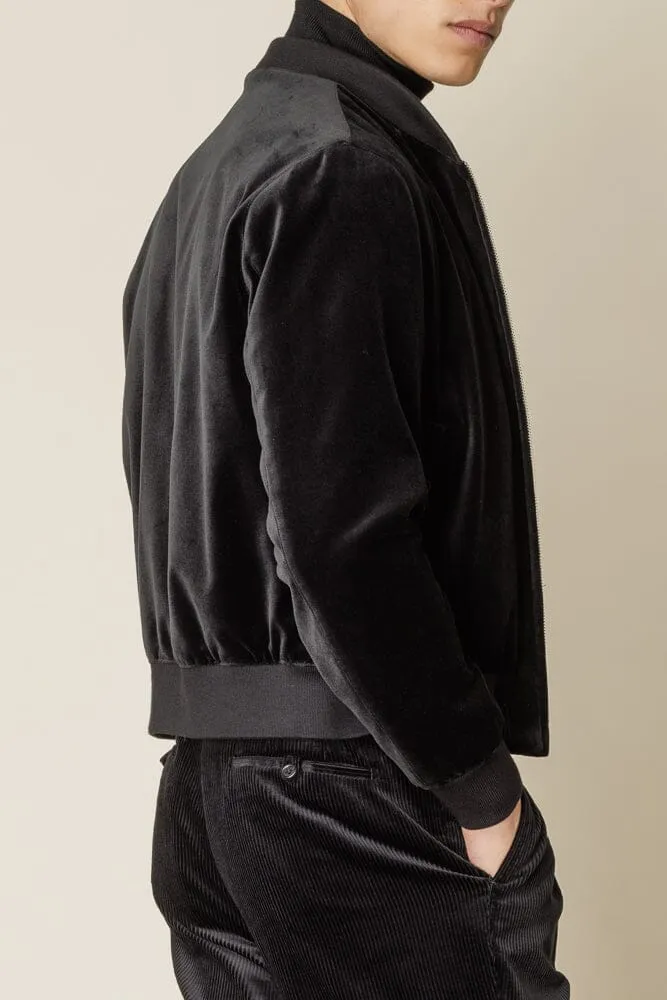 Bomber Jacket - Black Velvet