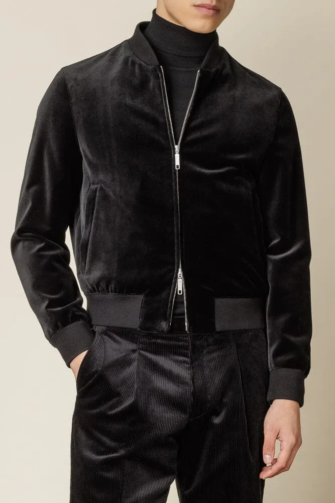 Bomber Jacket - Black Velvet