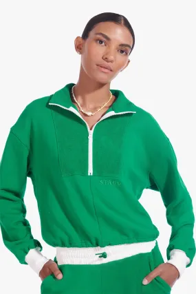 BUNGEE ZIP UP SWEATSHIRT | CLOVER