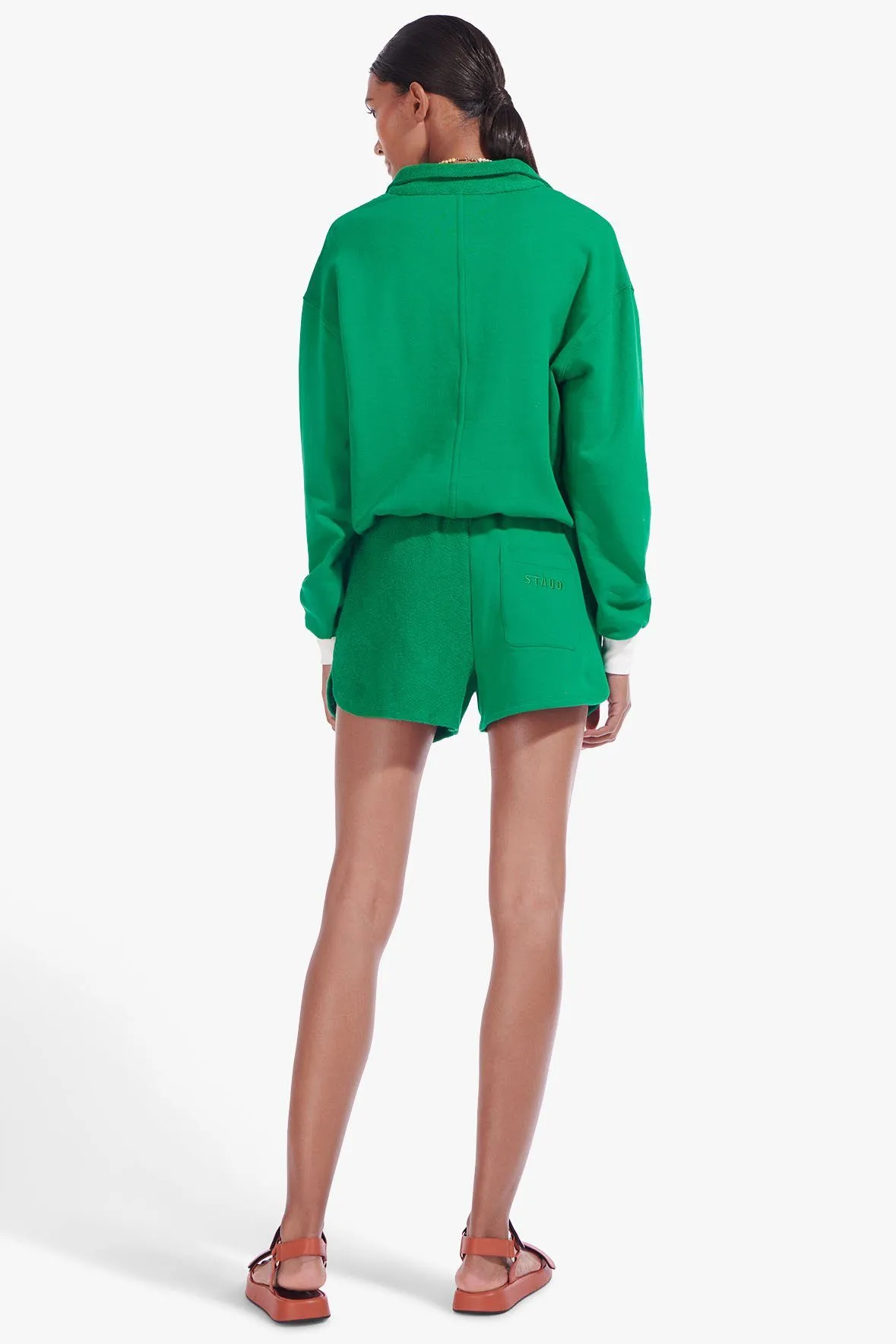 BUNGEE ZIP UP SWEATSHIRT | CLOVER