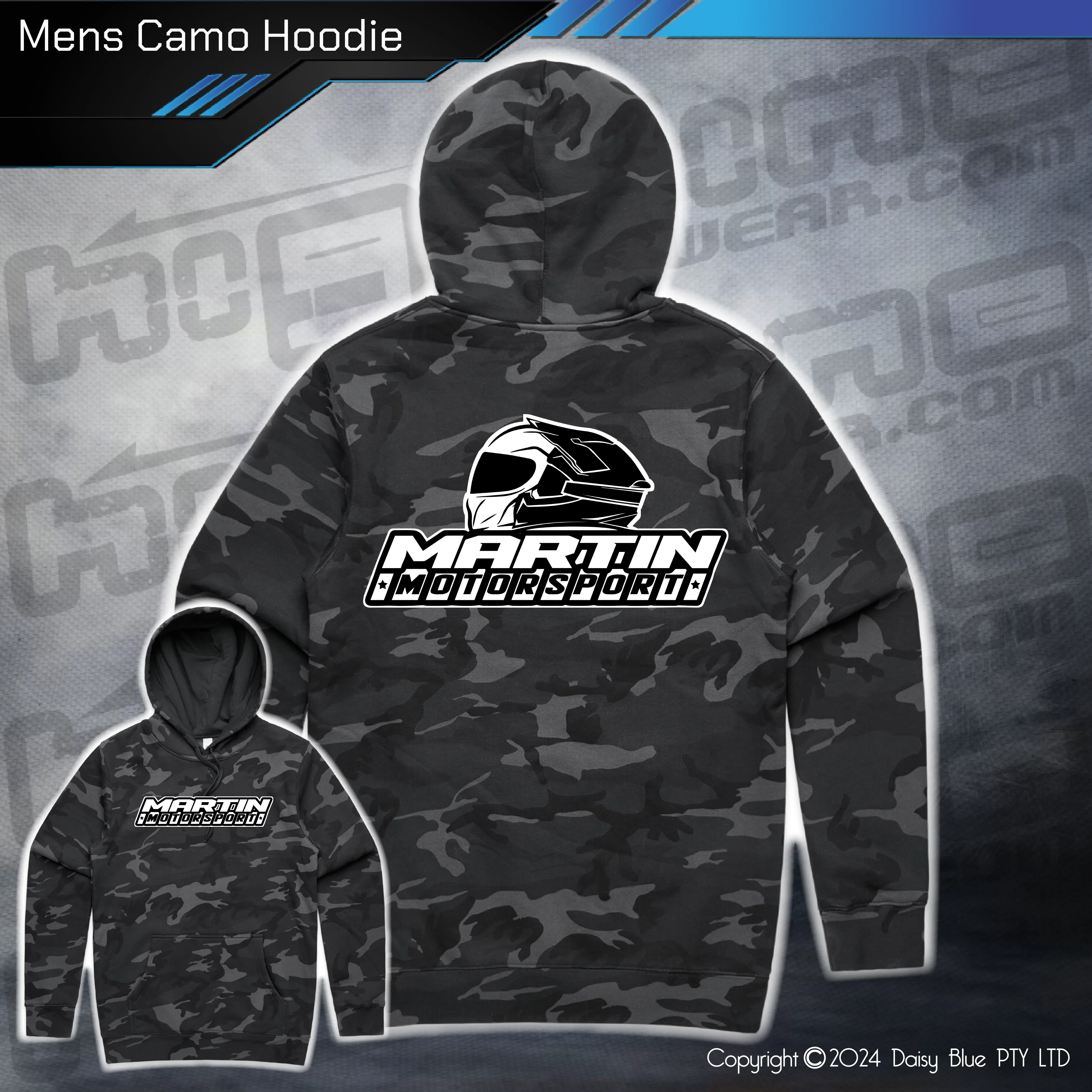 Camo Hoodie - Martin Motorsport 2