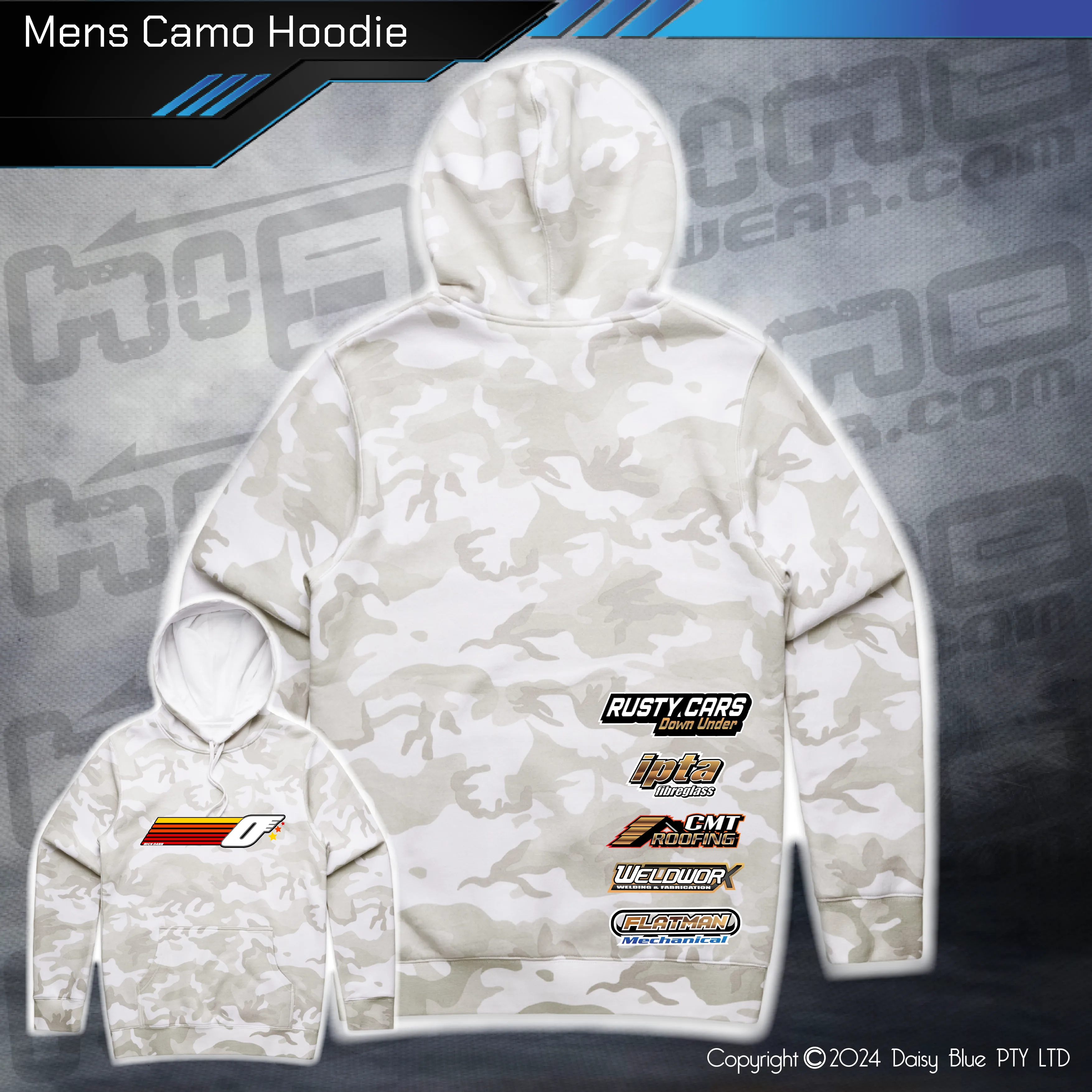 Camo Hoodie - Mick Dann