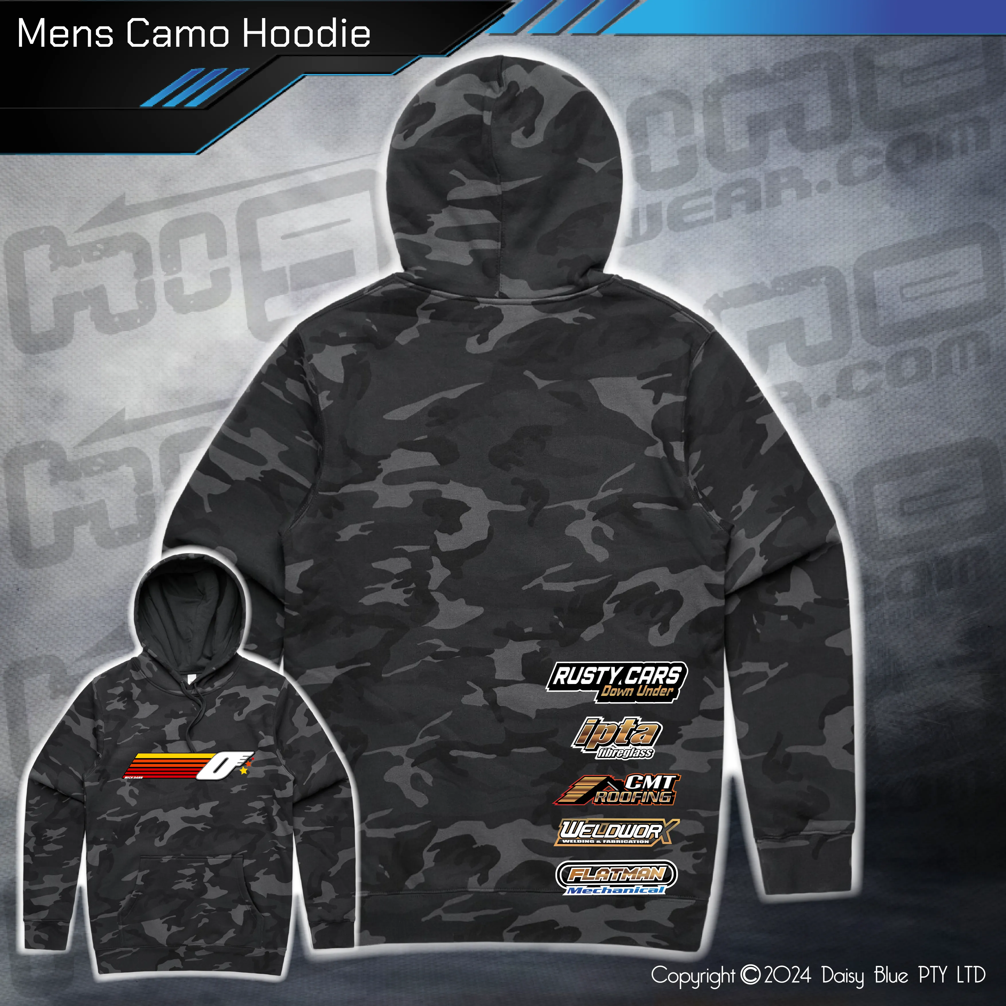 Camo Hoodie - Mick Dann