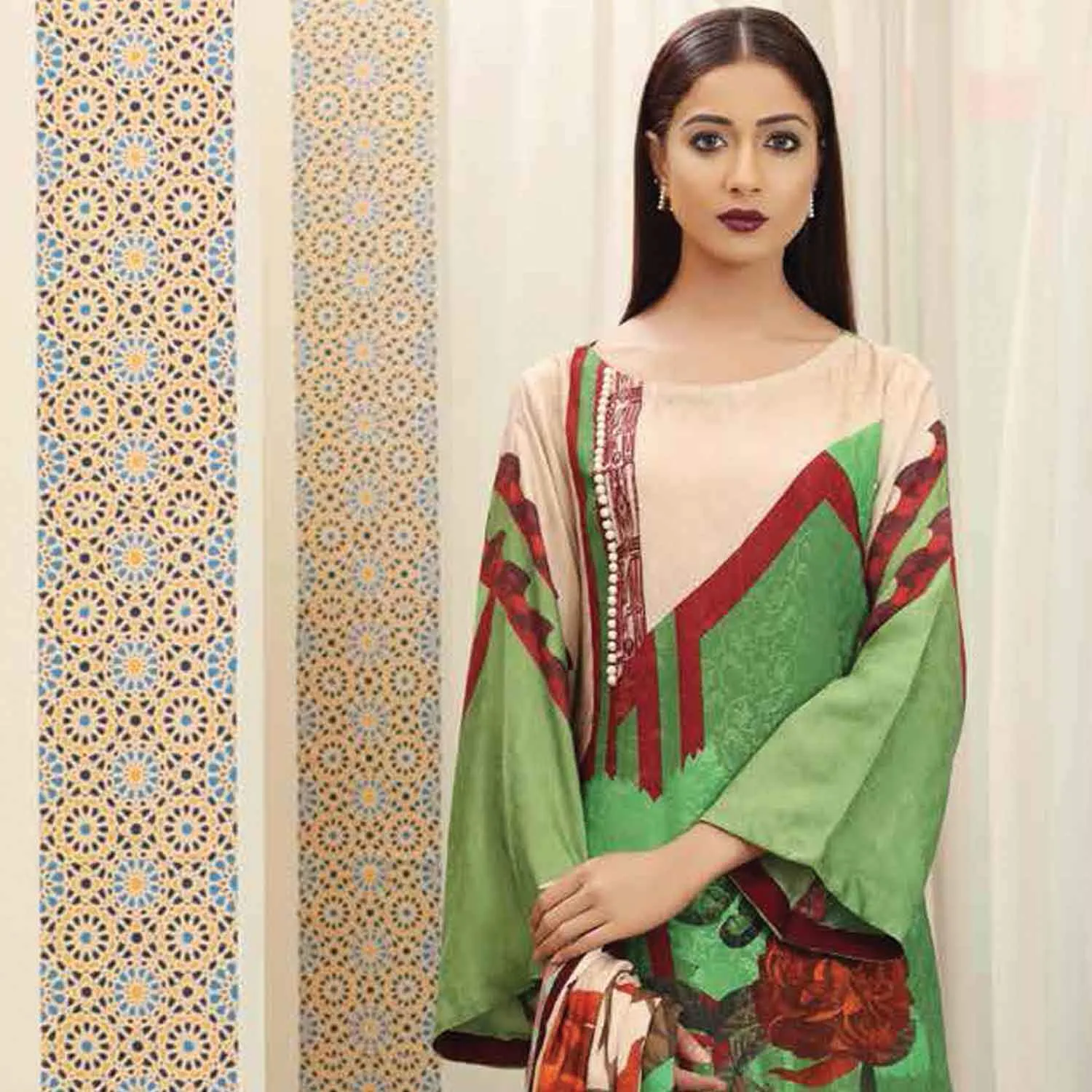 Charizma Embroidered Silk Jacquard Collection 2019 – CC-31