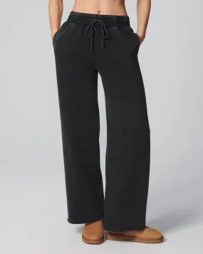 Cozy Crush Mineral Wash Wide Leg Sweatpant