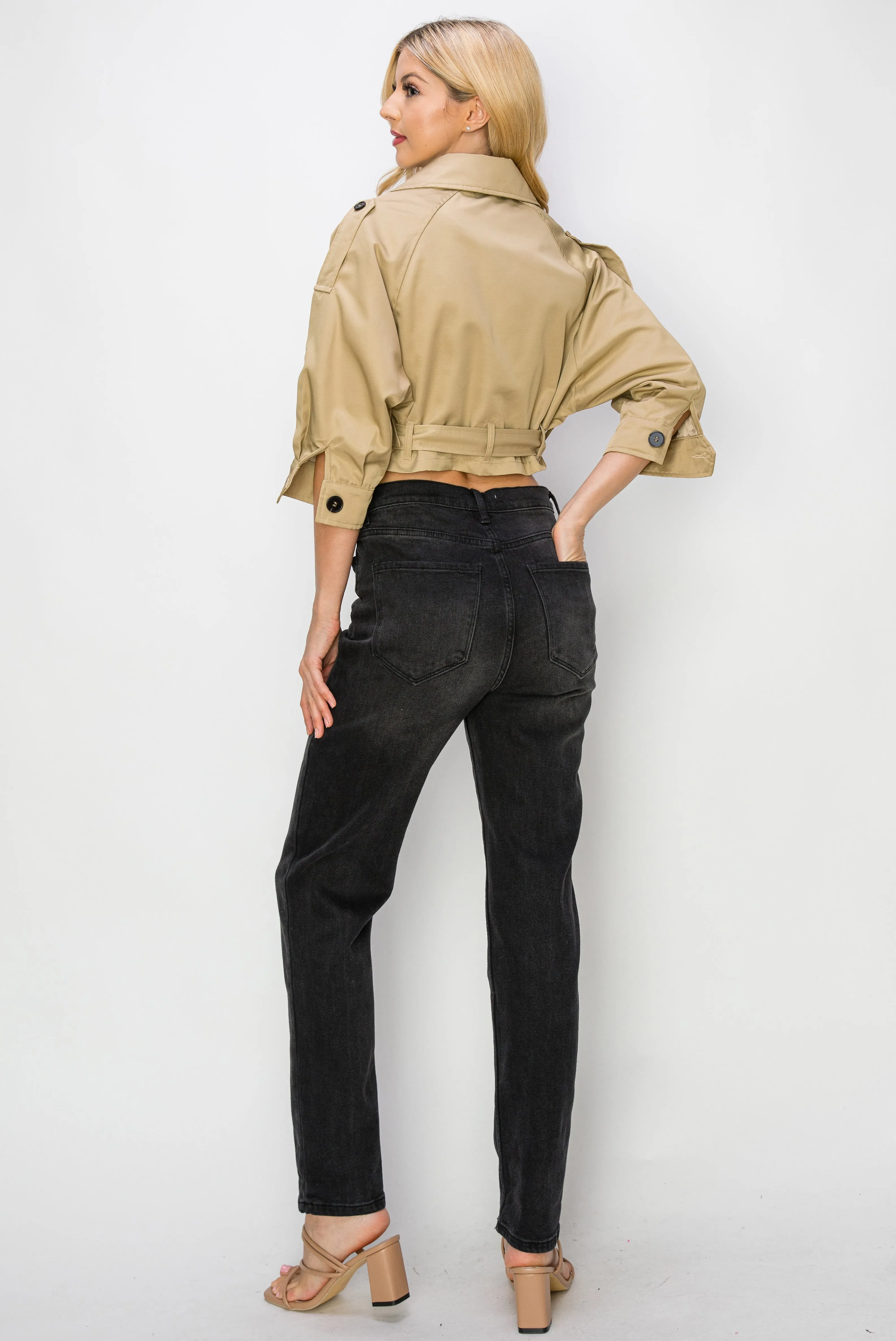 Cropped Trench Jacket - FINAL SALE