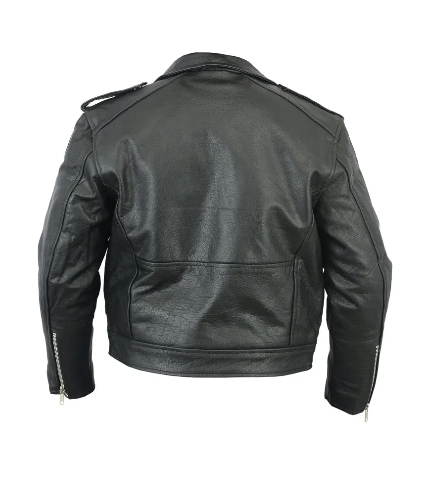 DS1722 Kids Motorcycle Club Style Jacket