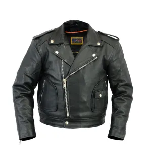 DS1722 Kids Motorcycle Club Style Jacket