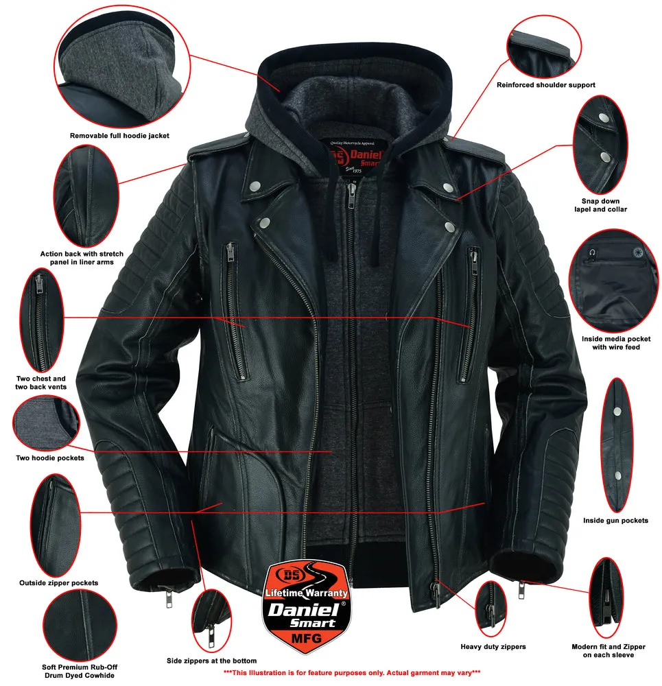 DS877 Rub-Off Elite Women's Motorcycle Jacket