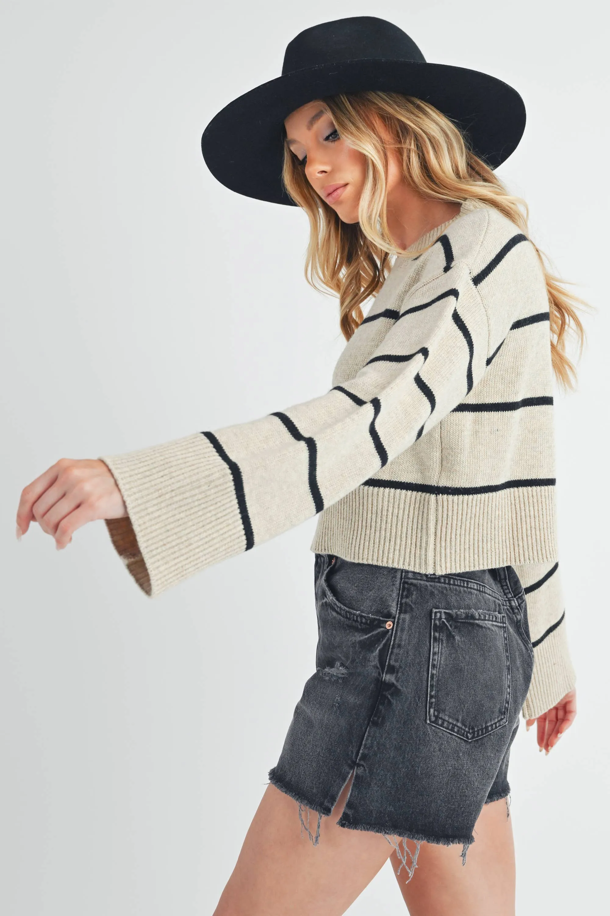 Emmanuelle Elegance Cashmere Sweater Top