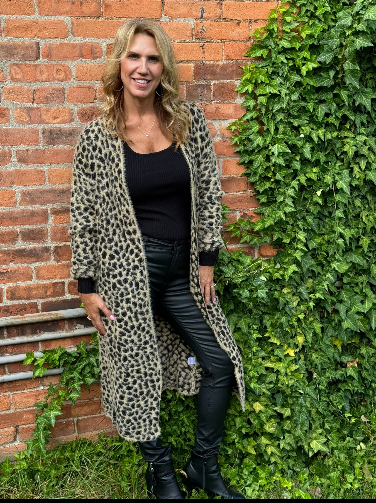 Eyelash Cheetah Cardigan