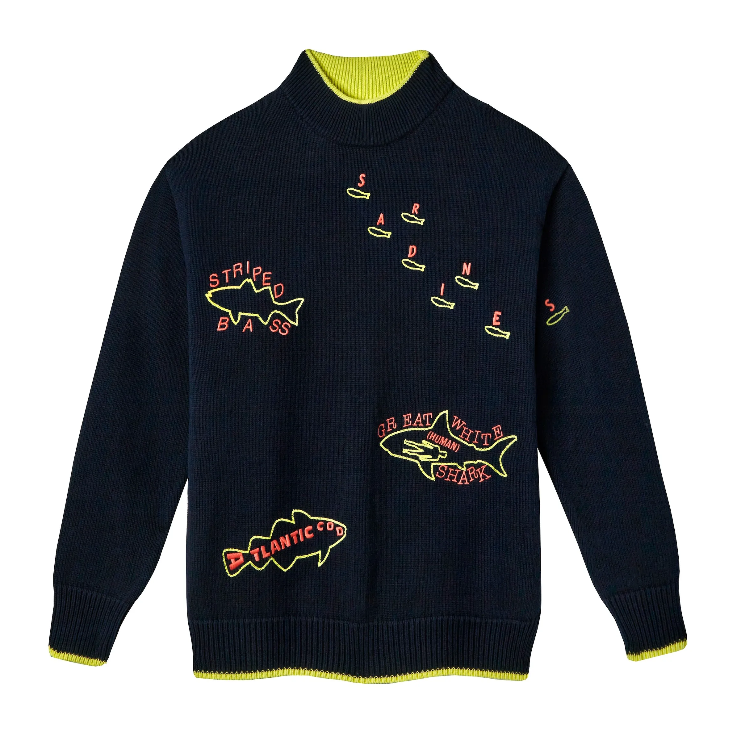 'Fishes of the North Atlantic' Sweater