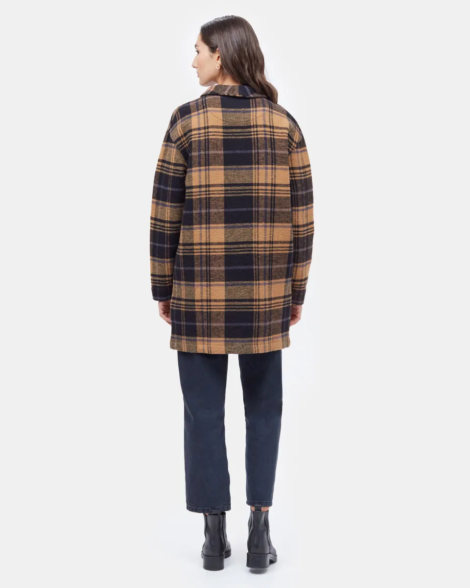 Flannel Cocoon Cardigan