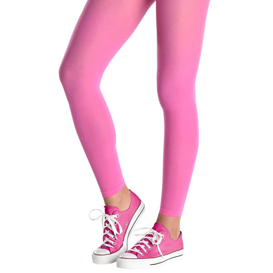 Footless Tights Pink