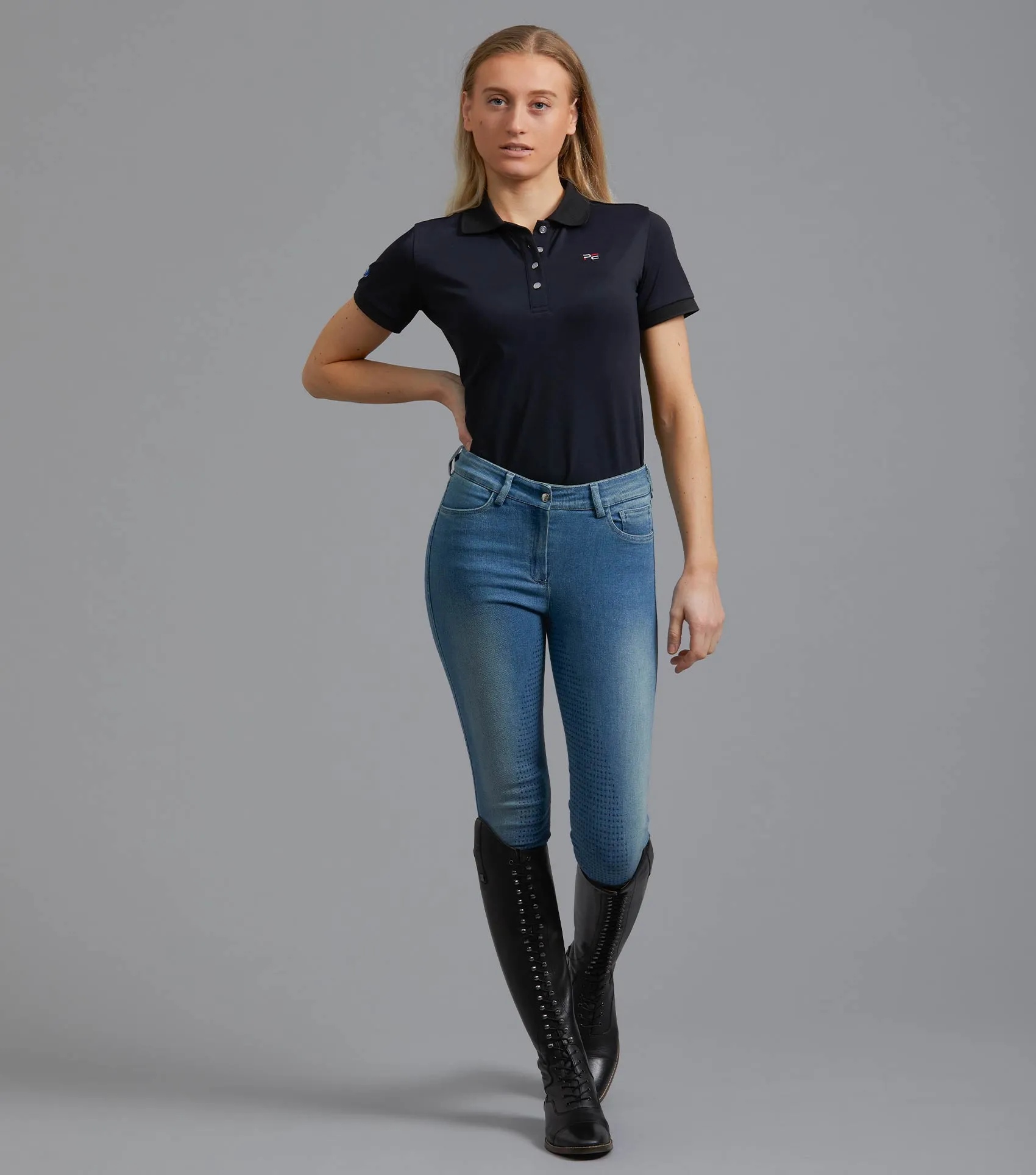 Gina Ladies Full Seat Denim Breeches