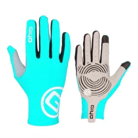 GIYO S-02 Bike Riding Long-finger Gloves, Size:S(Light Blue)