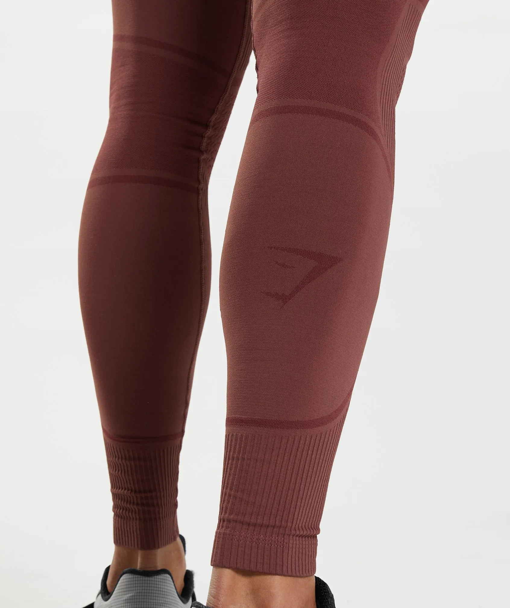 Gymshark 315 Seamless Tights - Cherry Brown/Athletic Maroon