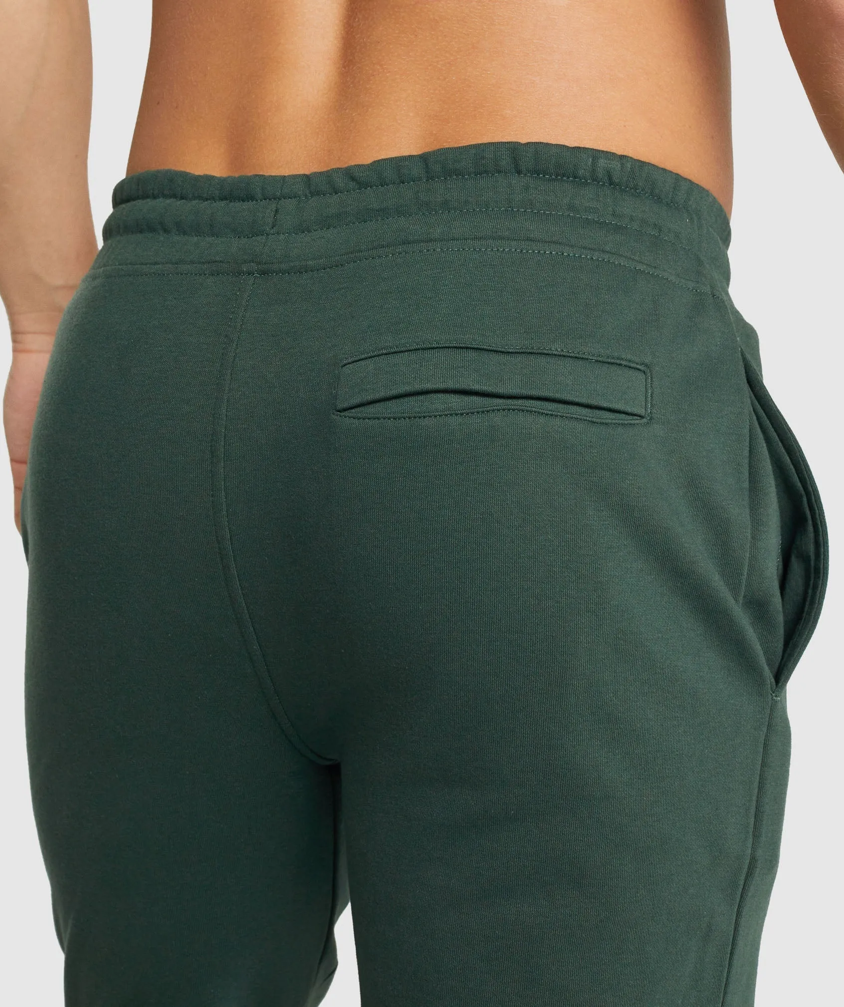 Gymshark Crest Joggers - Dark Green