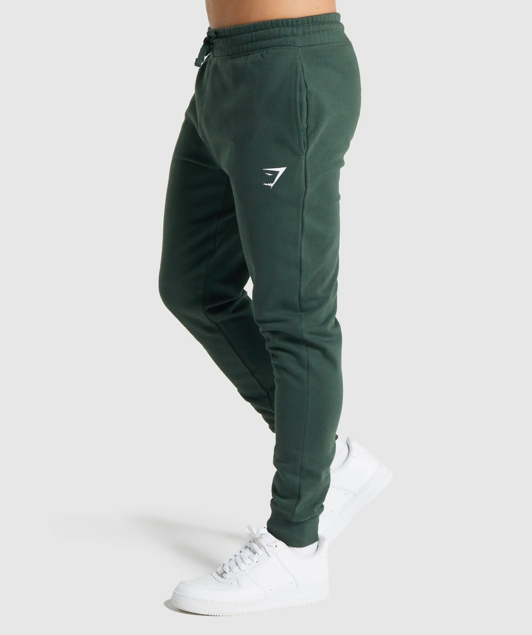 Gymshark Crest Joggers - Dark Green