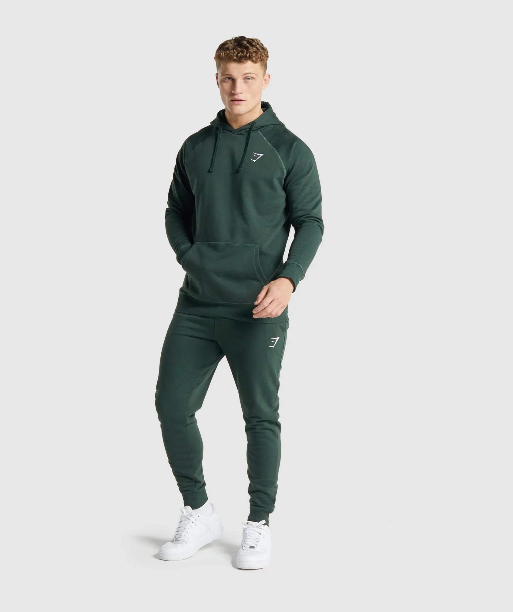 Gymshark Crest Joggers - Dark Green