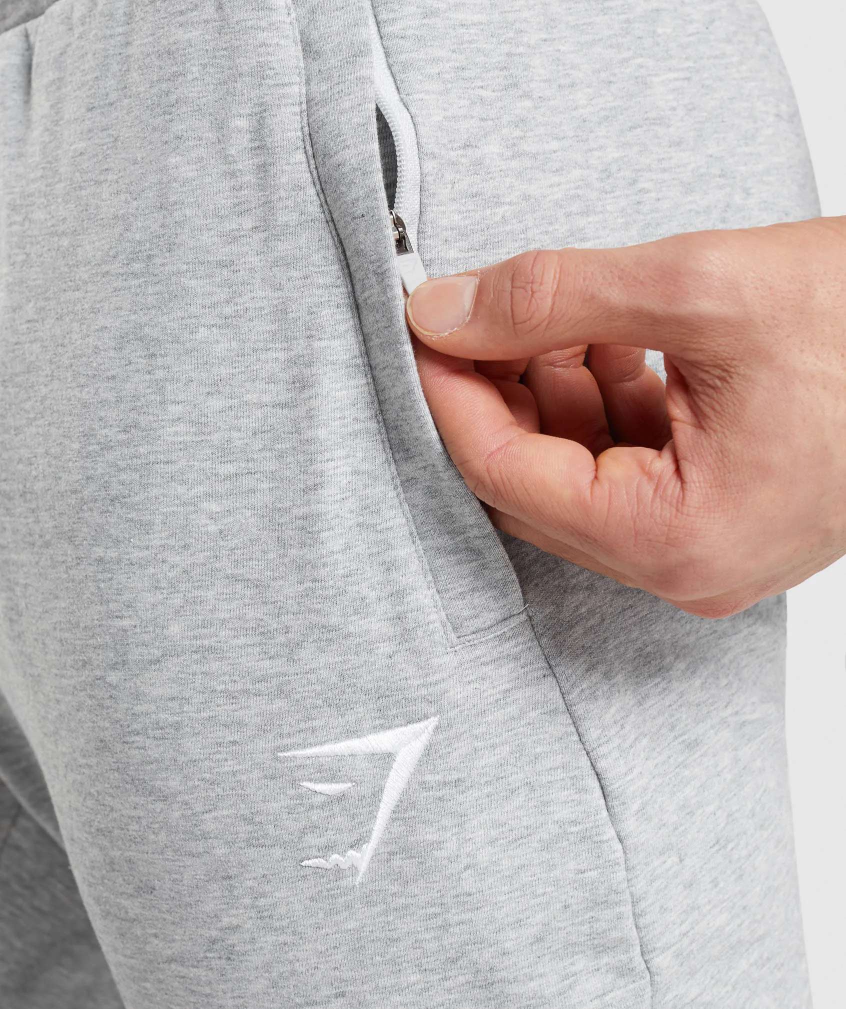 Gymshark Critical 2.0 Joggers - Light Grey Marl