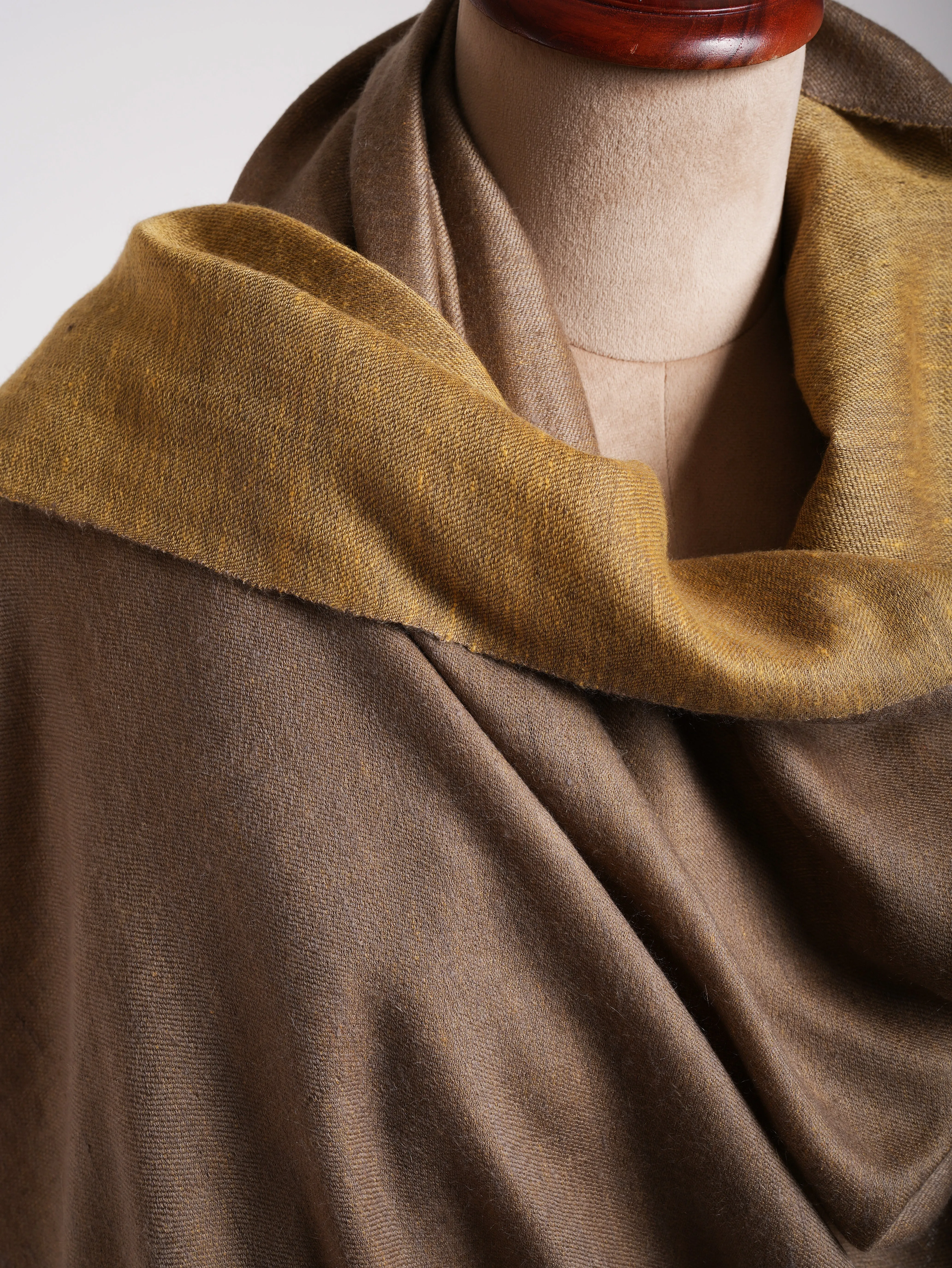 Handwoven Dual Shade Pure Pashmina Shawl