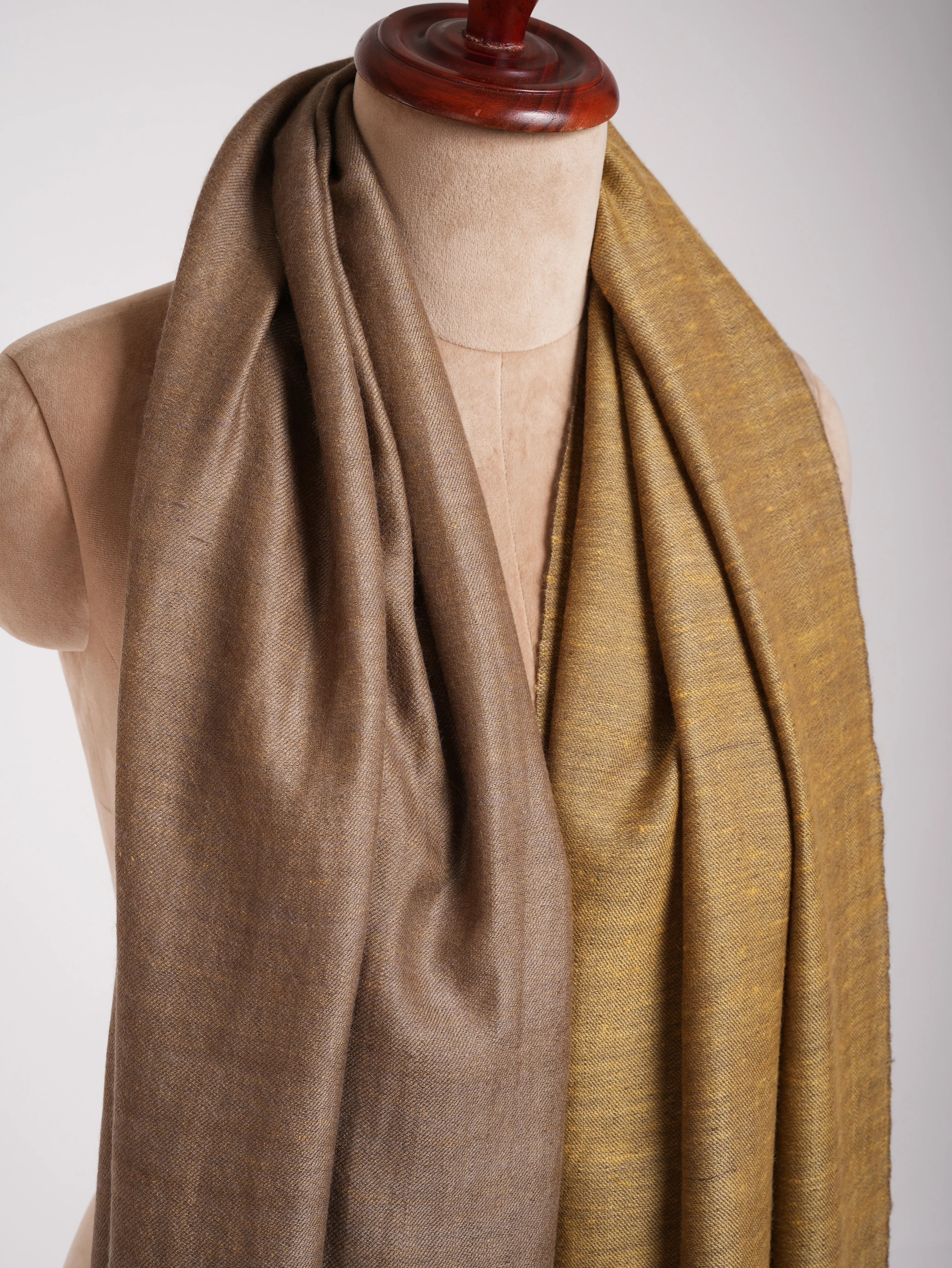 Handwoven Dual Shade Pure Pashmina Shawl