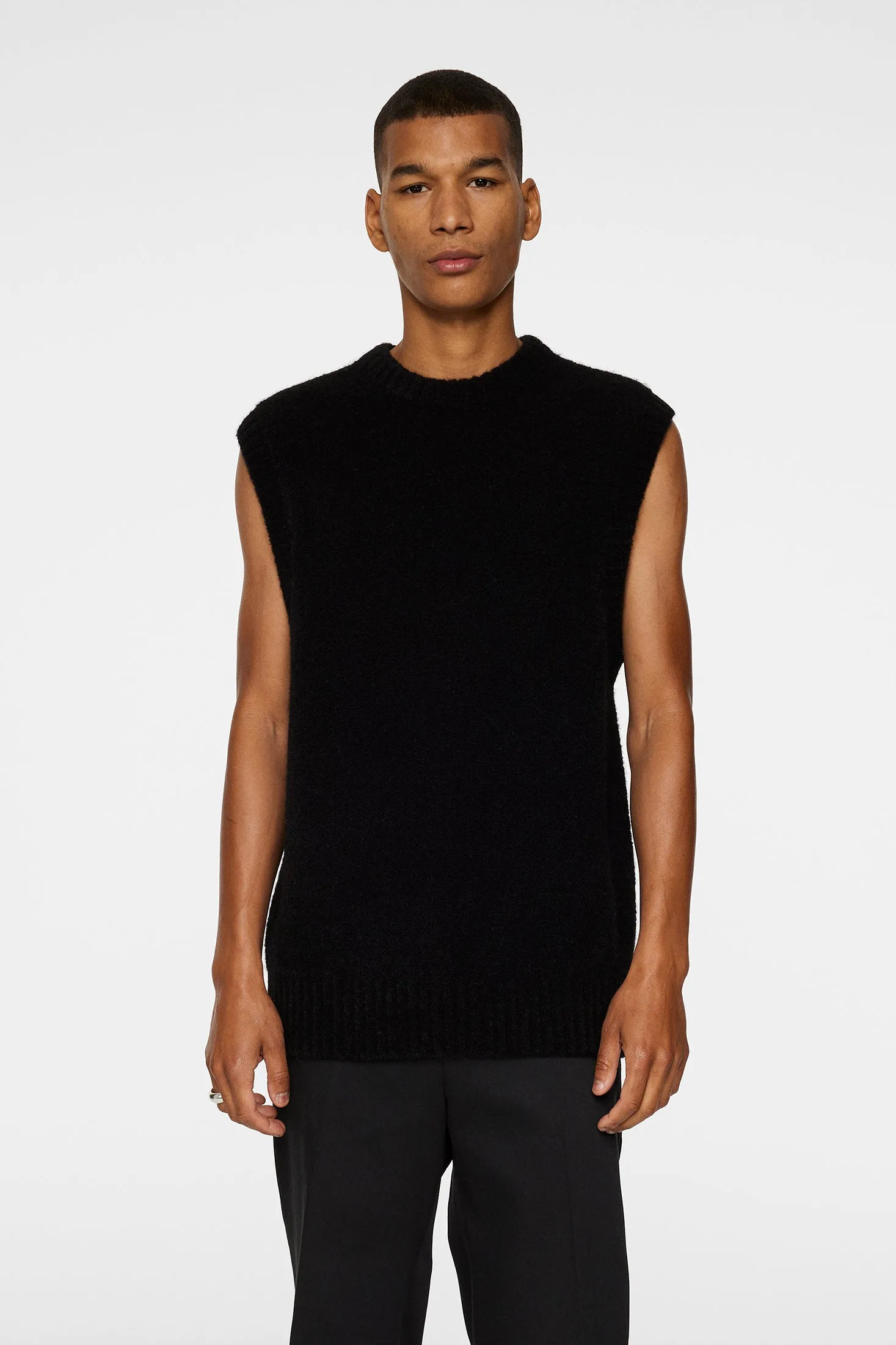 Hardy Knitted Vest / Black