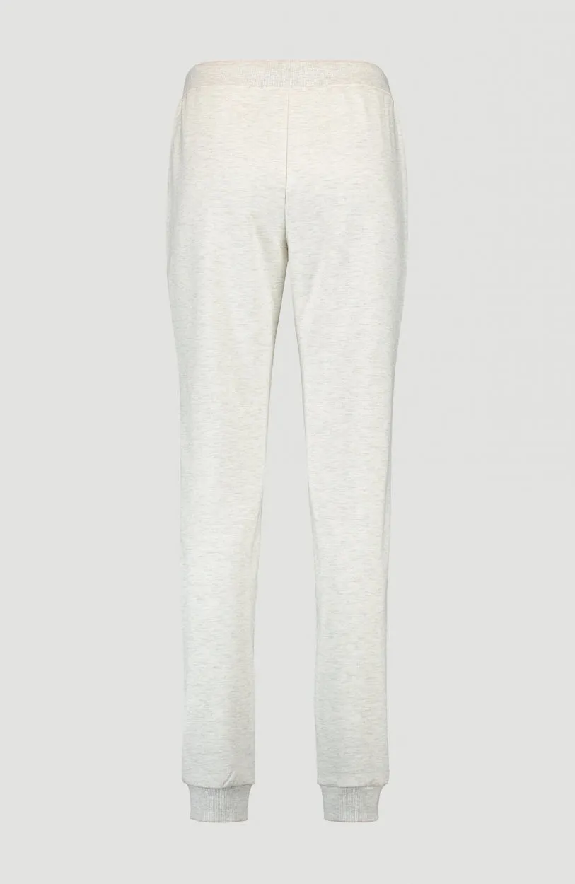 High-Waist Sweatpants | White Melee