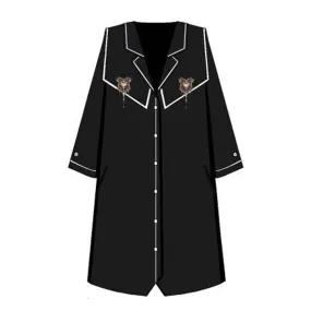 Holy Grail ~ Gothic JK Uniform Women's Long Wool Single Breasted Coat