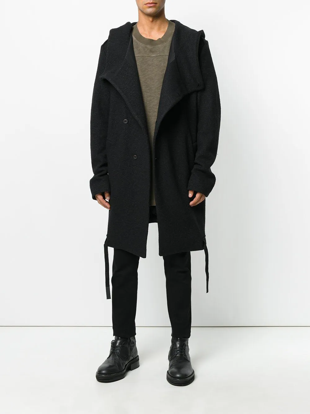 Hooded Mid Coat