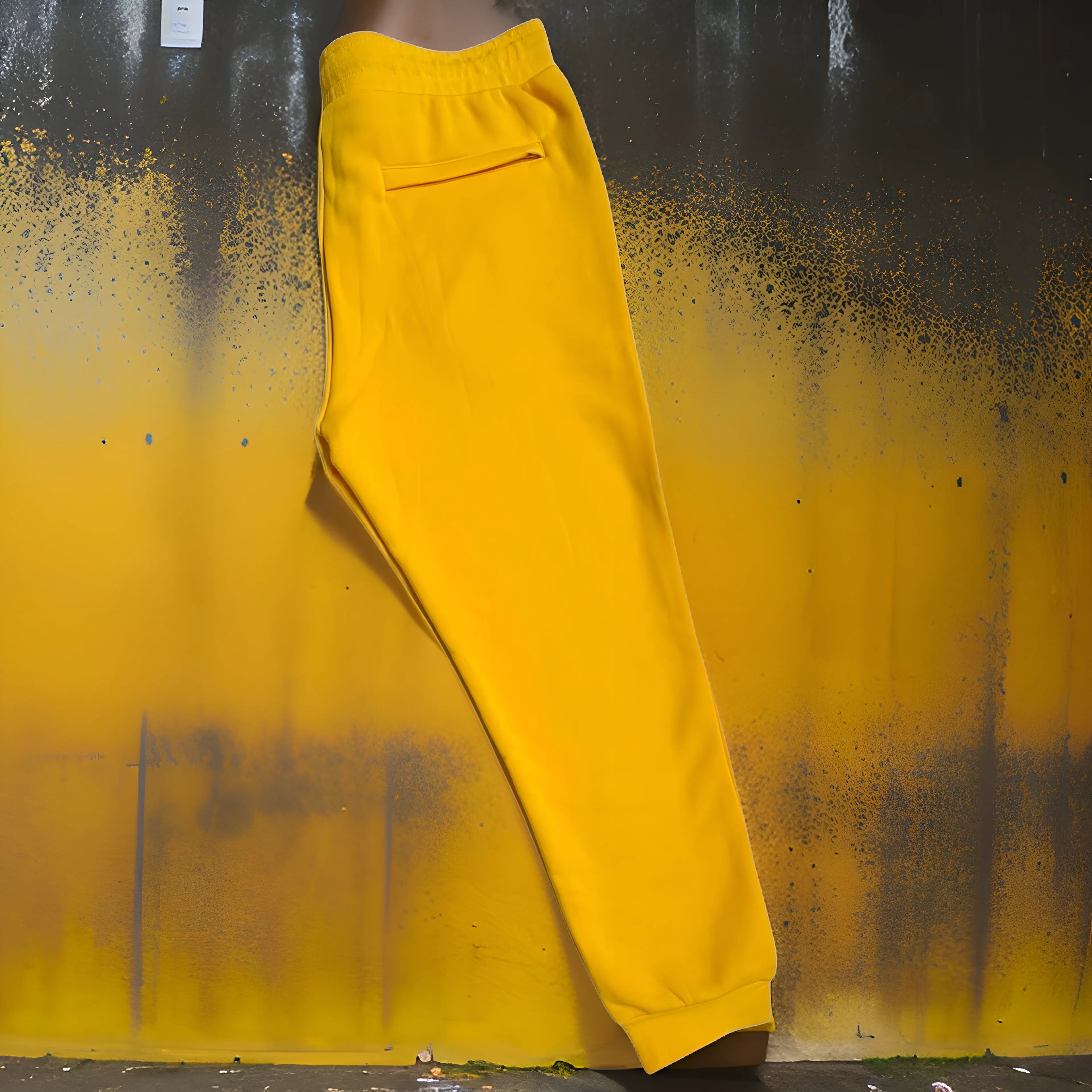 *HUSTLE GANG* (YELLOW-GOLD) ~HSTL~ JOGGER SWEATPANTS