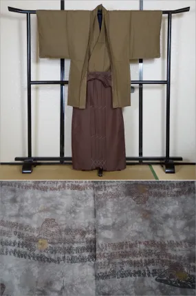 Jacket, kimono, hakama set / JKH #1-303