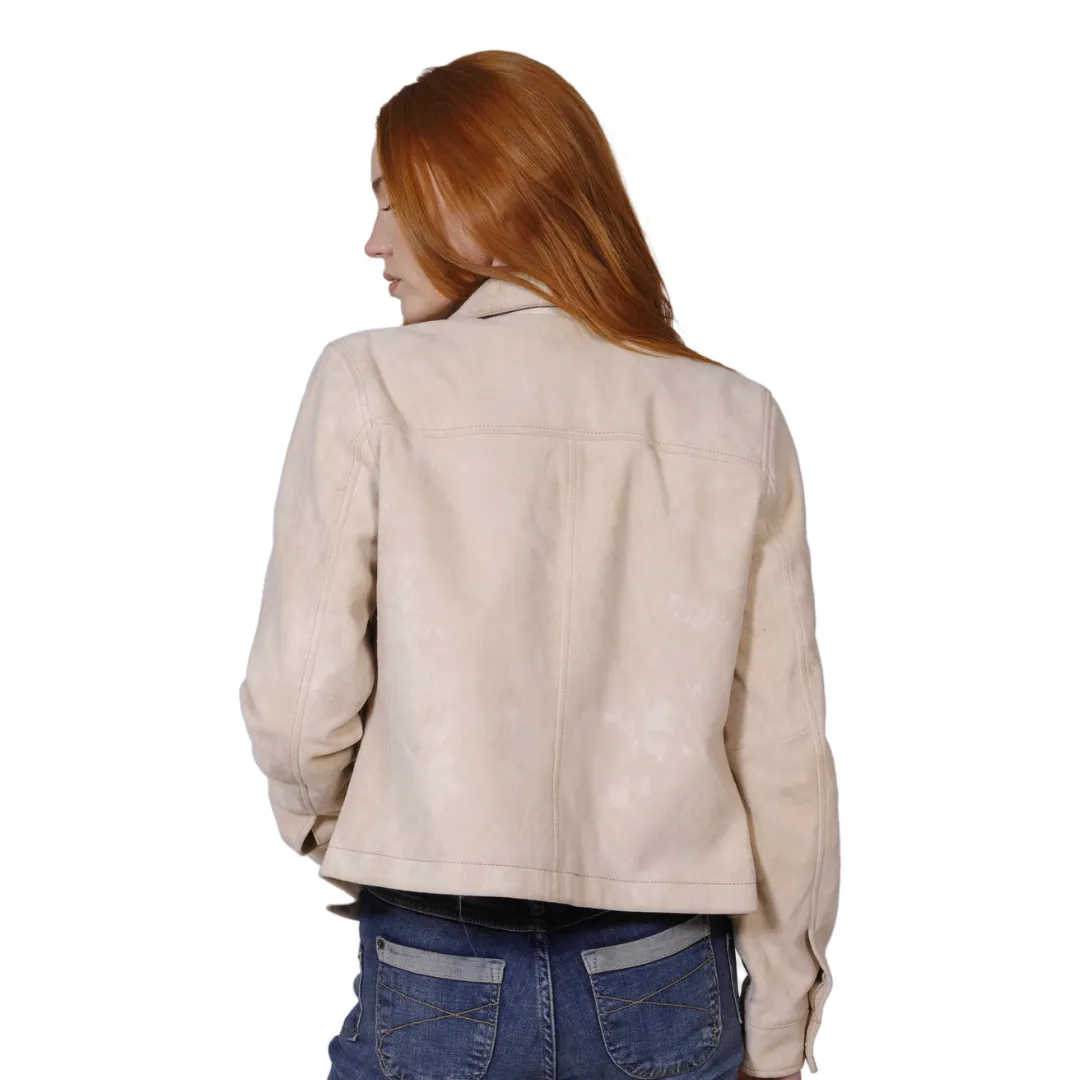 KARLY - Women's Suede Lifestyle Leather Jacket