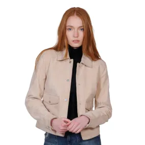 KARLY - Women's Suede Lifestyle Leather Jacket